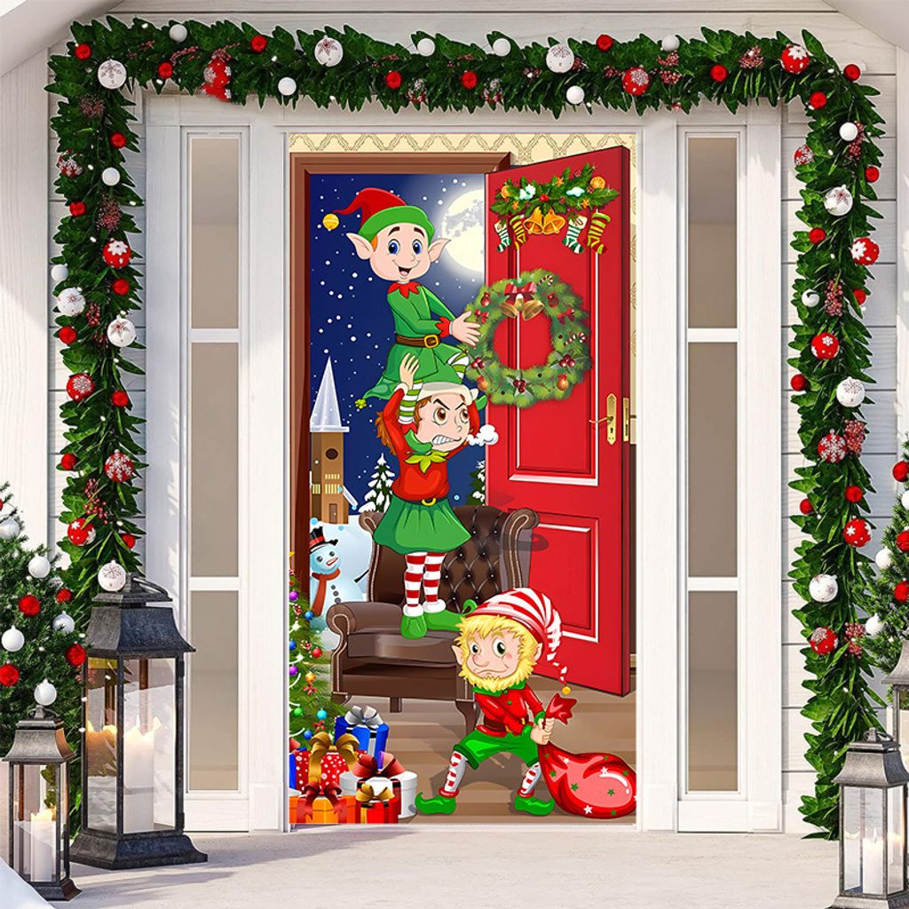 Ghirlanda Natalizia Decorativa 30 Cm, Con Pigne E Bacche, Intrecciata A Mano In PVC, Per Porta E Finestra