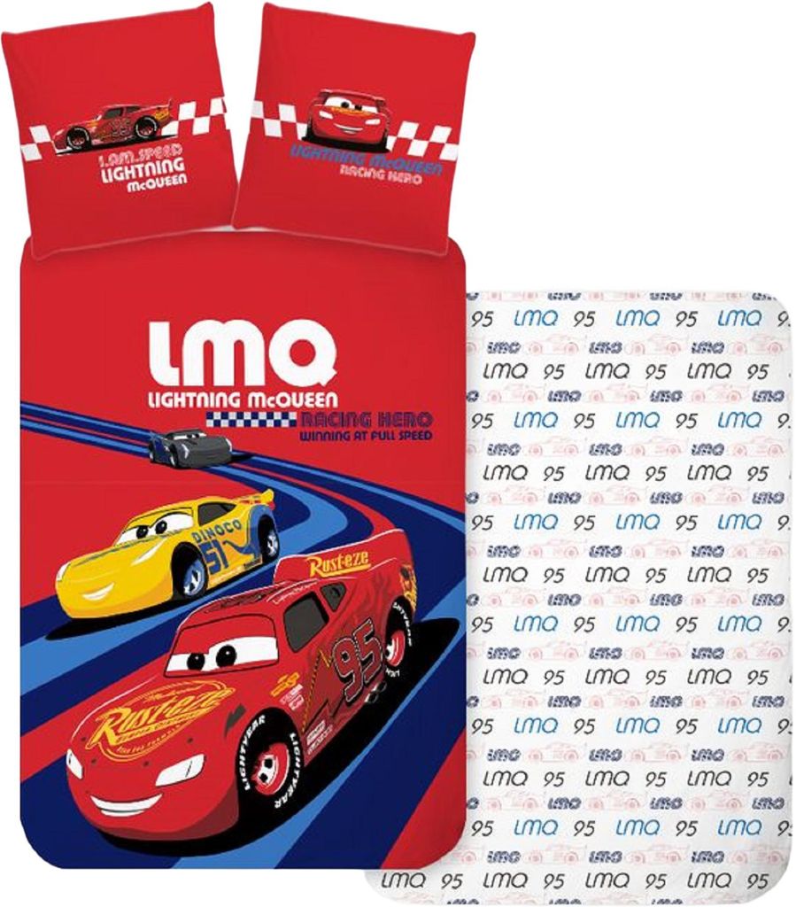Lenzuola Disney Cars 40 x 60 cm + 100 x 135 cm Immagine del prodotto 