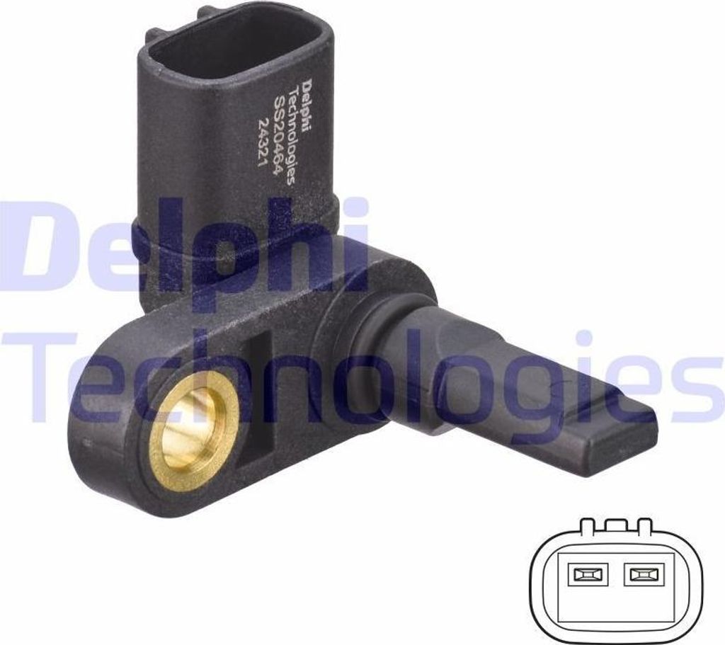 DELPHI ABS Sensor Raddrehzahl für TOYOTA LAND CRUISER (KDJ12, GRJ12) SS20464