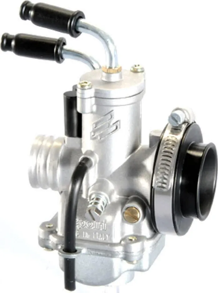 Carburateur Polini CP 15mm à starter manuel : précision et flux optimisé