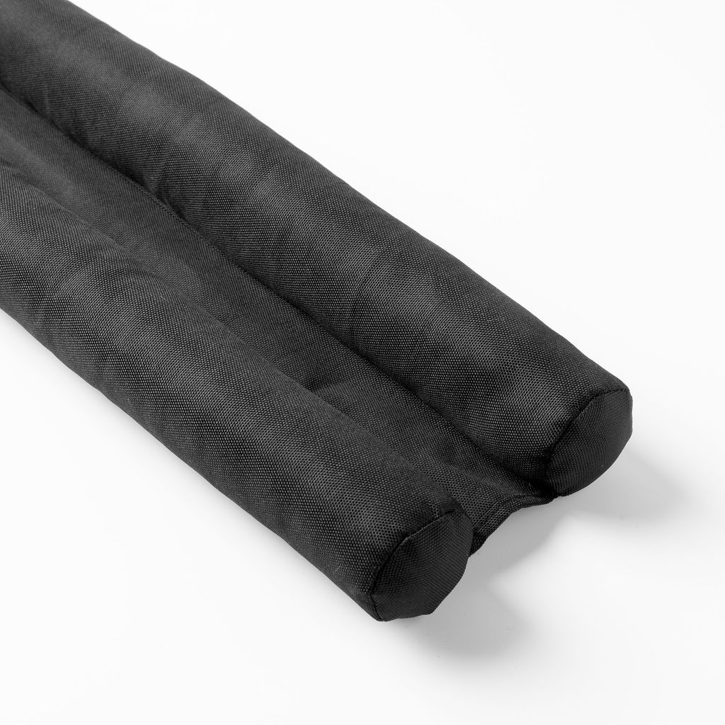 Textino Zugluftstopper Tito 80x16 cm Schwarz Unifarben