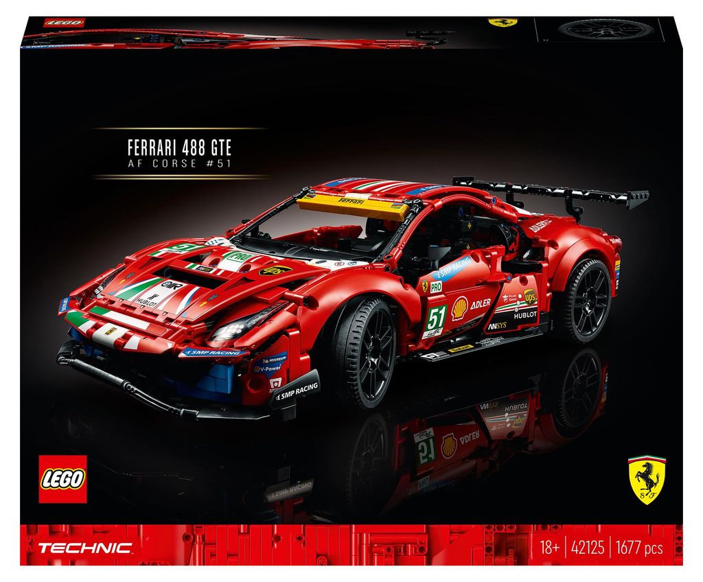 LEGO® 42125 LEGO® Technic 42125 Ferrari 488 GTE "AF Corse Immagine del prodotto 