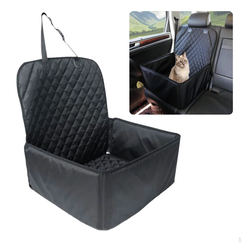 Verdickter wasserdichter Hundeautositz mit Türschutz,Hundesitz Autositze,Autoschutzmatte für kleine und mittelgroße Hunde