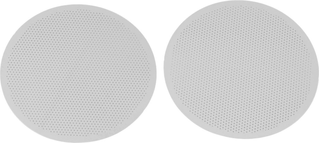 2PCS Kaffee-Puck-Sieb 61mm 304 Edelstahl wiederverwendbare Kaffeefilter Mesh-Platte für Portafilter Filterkorb