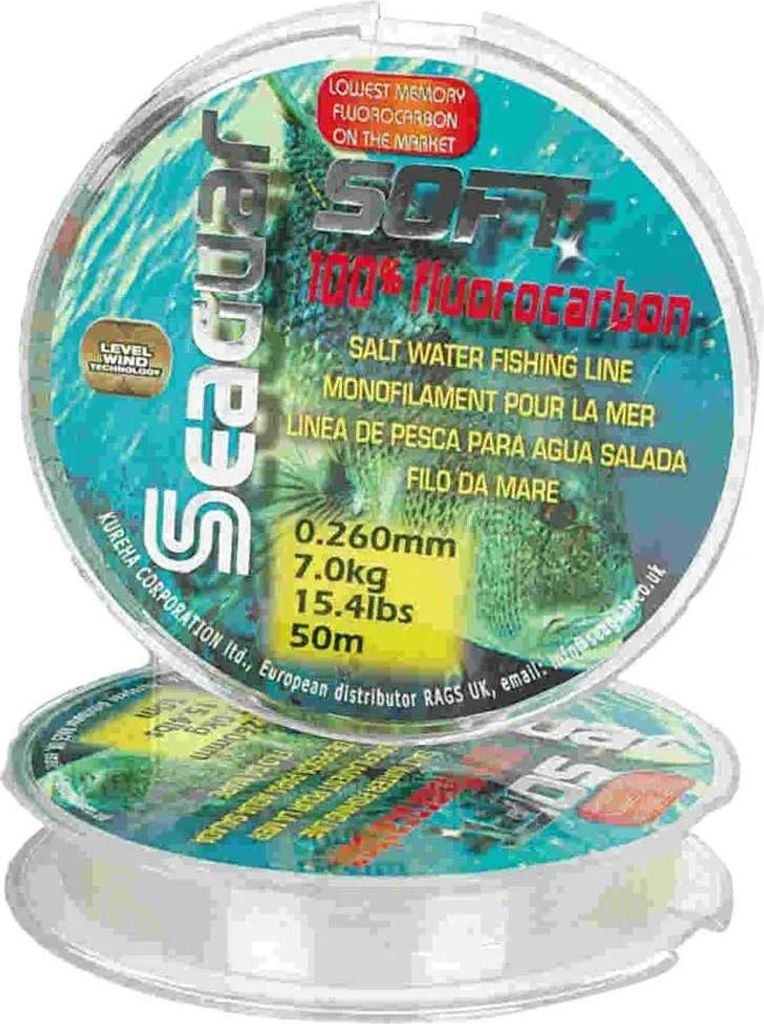 Colmic Seaguar Soft Flurocarbon 50 M Durchsichtig 0.405 mm Durchsichtig 0.405 mm