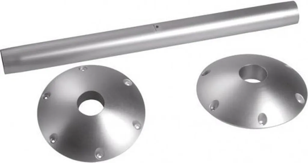 Pied de table pour terrasse et jardin en aluminium avec socle externe