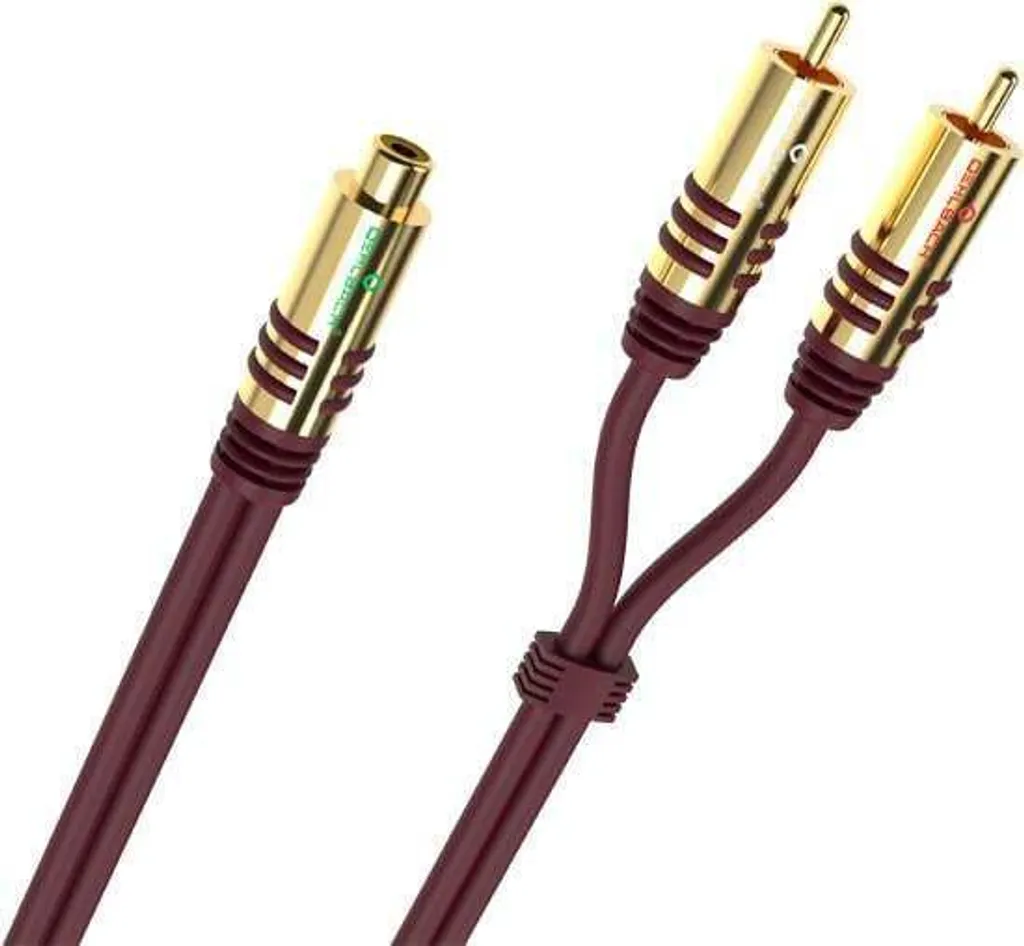 Câble Adaptateur en Y pour Subwoofer Oehlbach NF AD Rouge de 20 cm
