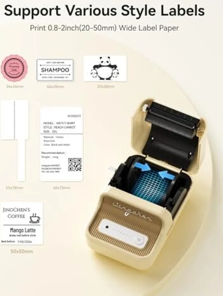 Niimbot B21 Etichettatrice Termica Bluetooth 203 DPI - App Android iOS - 5