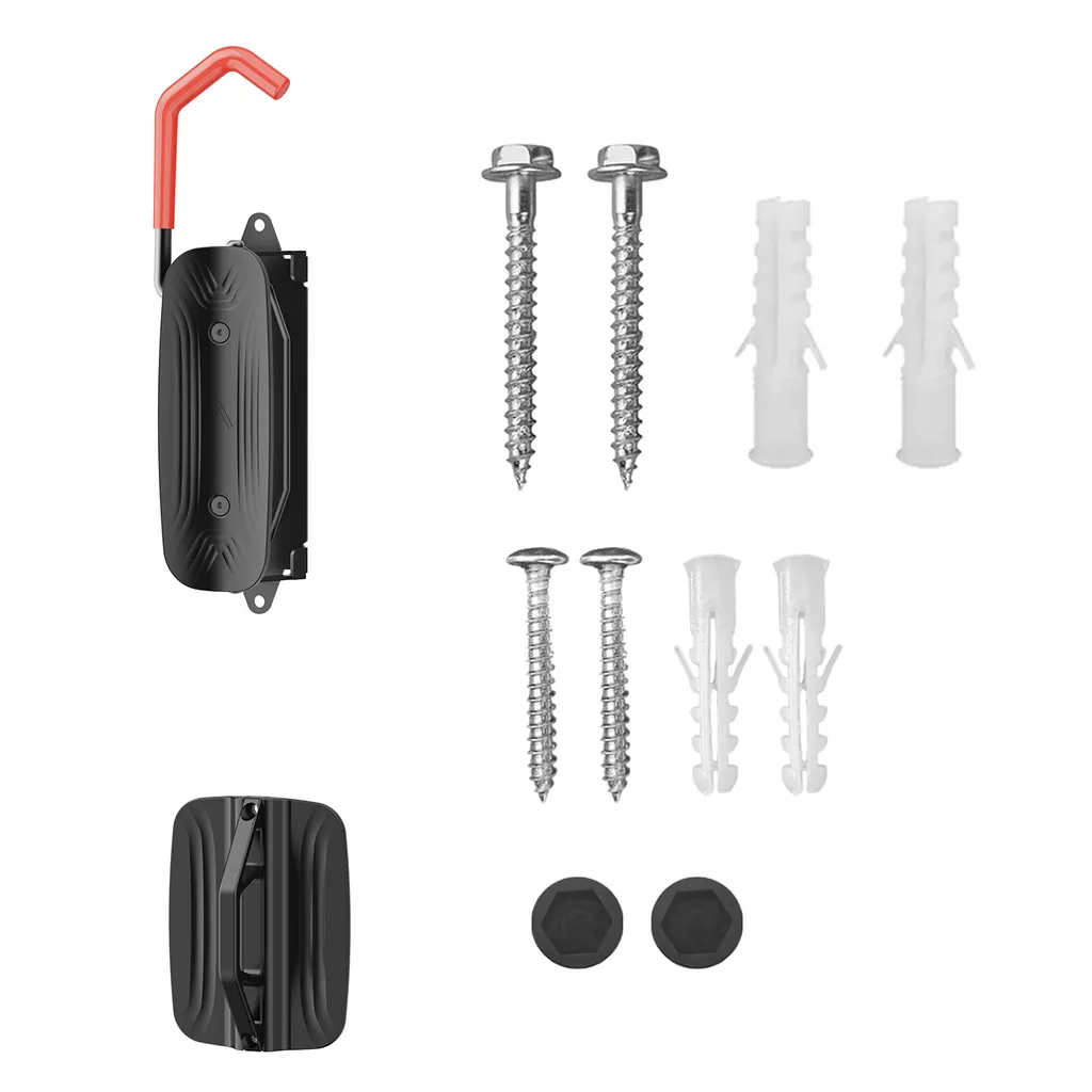Maclean Supporto A Parete Per Bicicletta In Acciaio – Carico Max 30 Kg, Distanza Regolabile 29-39 Cm, Modello MC-449