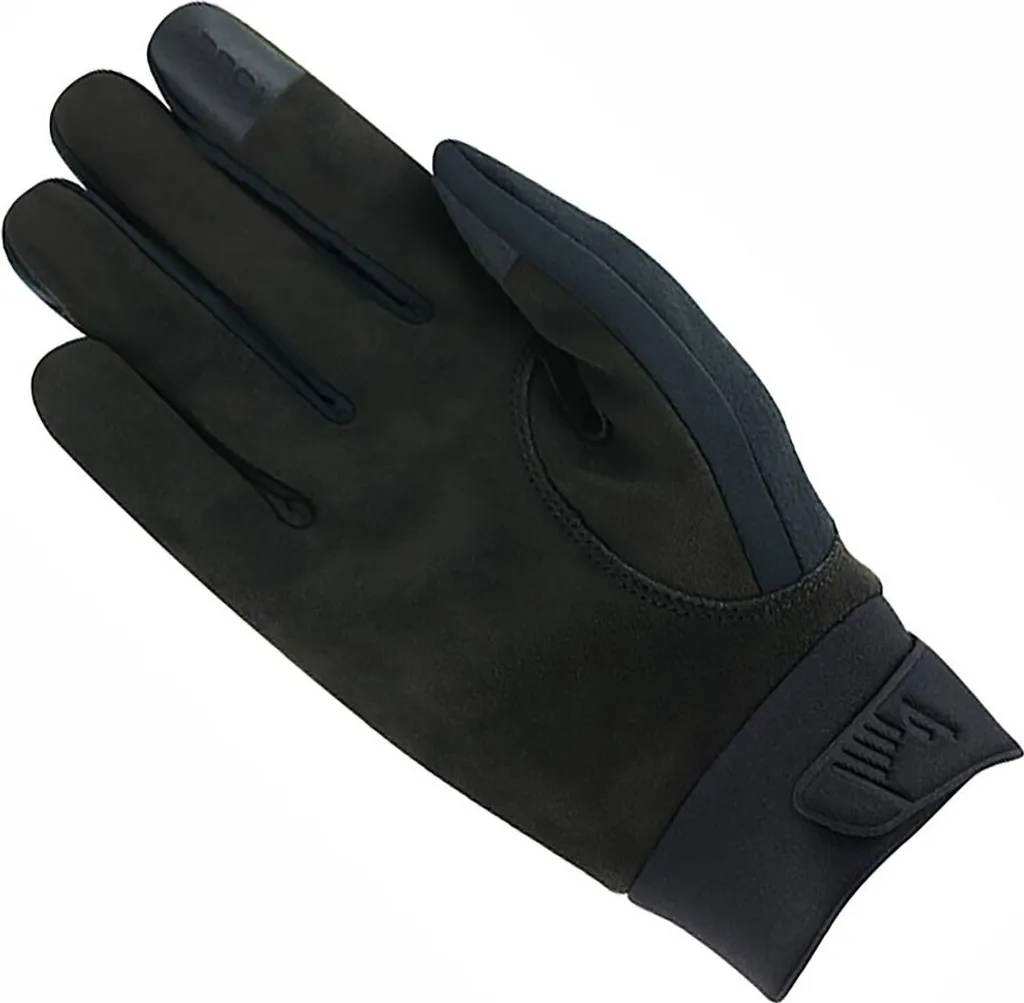 Gants d'équitation d'hiver Roeckl Wolfach - Protection thermique Noire
