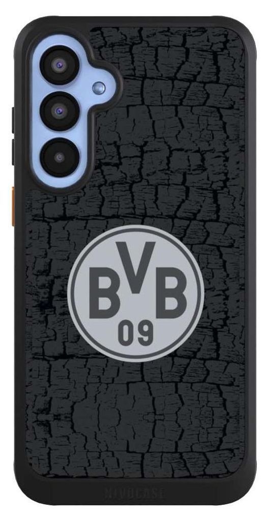 NIVOCASE Hülle für Samsung Galaxy A55 5G Handyhülle NIVOcore Case Schwarz BVB Borussia Dortmund Trikot
