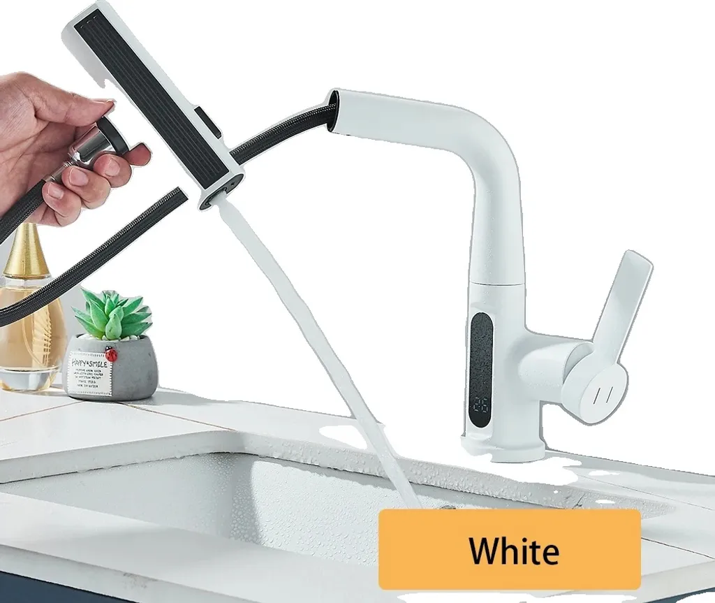 Rubinetto Bianco Bagno Smart Ottone | Sicurezza e Risparmio Casa