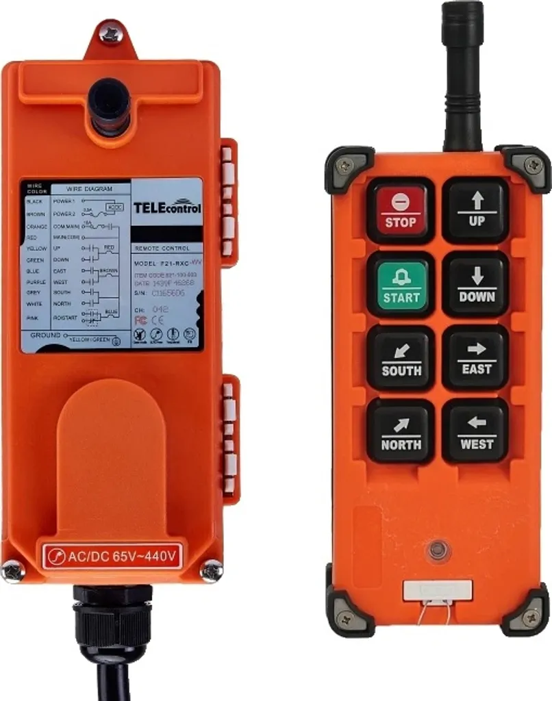 Radiocommande de levage IP65 F21-E1B pour grue et palan électrique