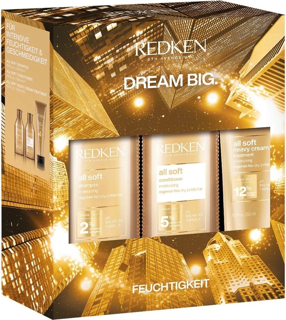 Redken All Soft XMAS Set - Shampoo 300 ml + Conditioner Produktbild 1