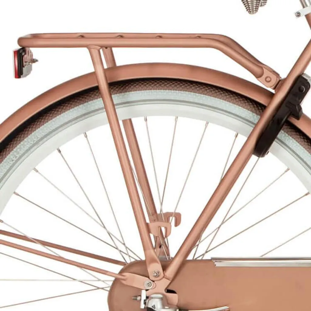 Porte-bagages arrière Cortina U4 57 Pearl Frappe Matt pour vélo hollandais