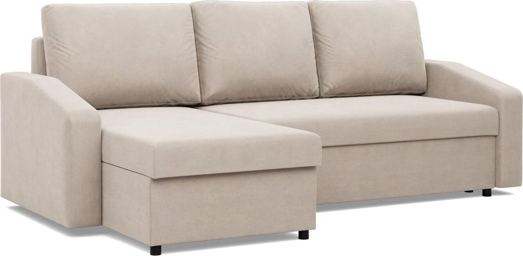 Ecksofa mit Schlaffunktion NEO, Bonell, Beige