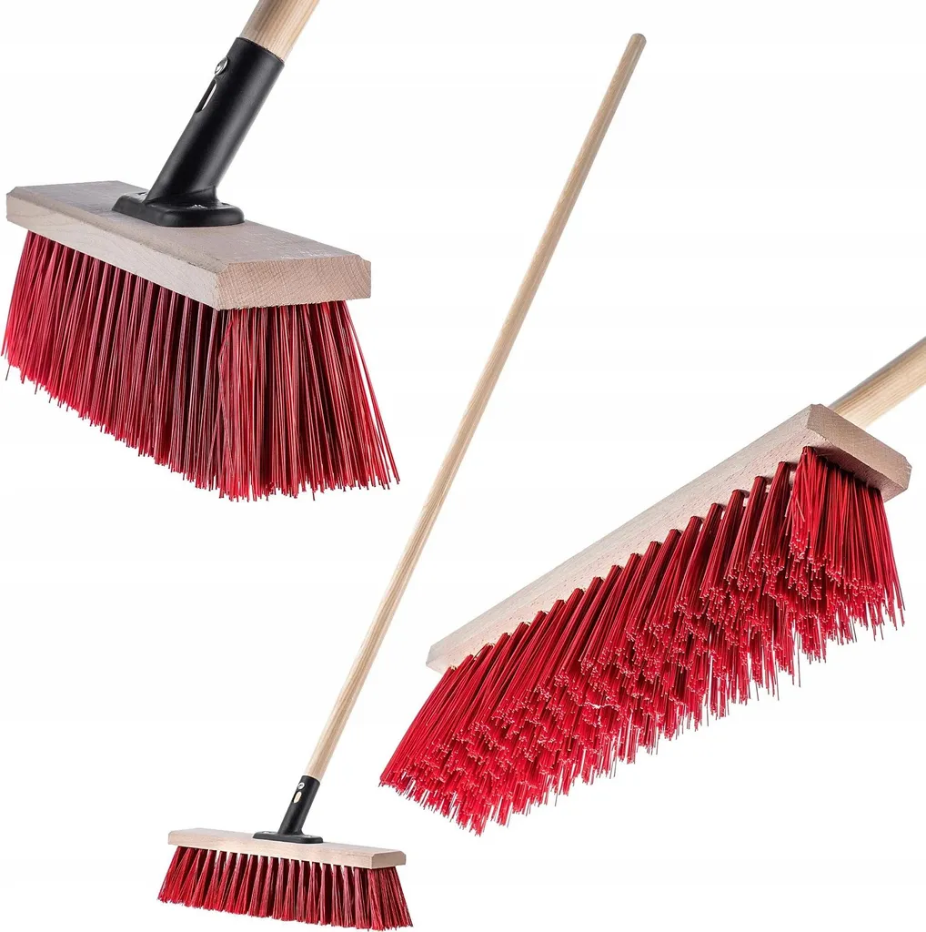 Balai extérieur 40 cm pour balayer trottoir, garage et allée de jardin