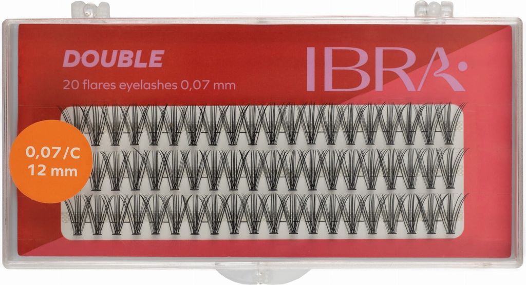 IBRA Makeup Double Eyelash Tangle 12mm