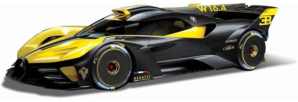 Bburago 18-11047Y - Modellauto - Bugatti Bolide (gelb, Produktbild 