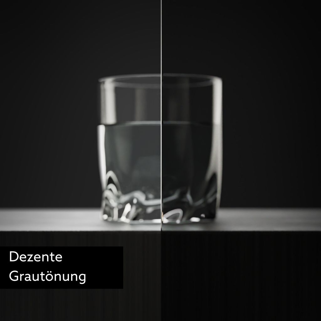 Glasplatte Tisch 120x80 ESG Glas 6mm nach Maß GRAU - Produktbild 2
