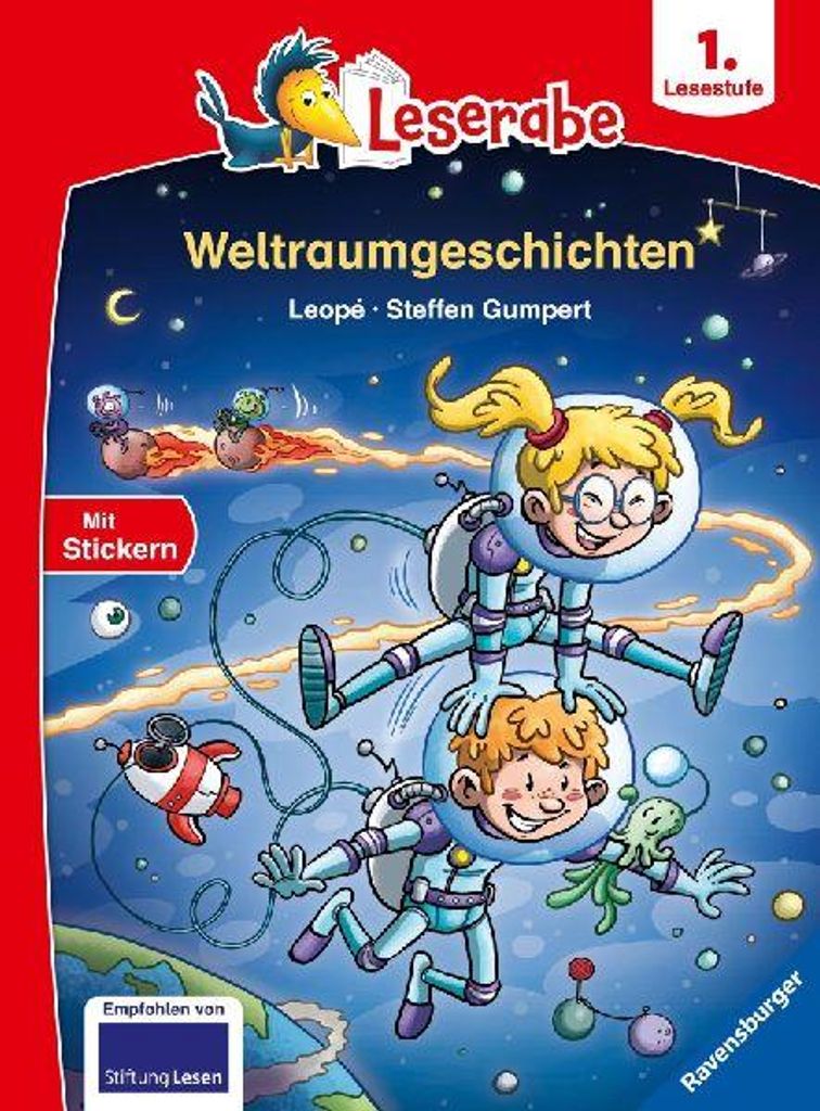 Leserabe - 1. Lesestufe: Weltraumgeschichten Produktbild 