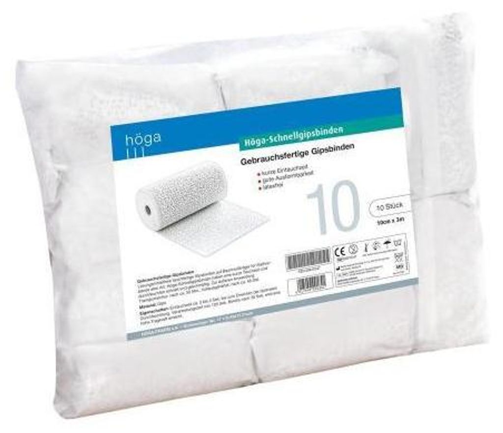 Höga-Schnellgipsbinden 10cmx3m 10 St