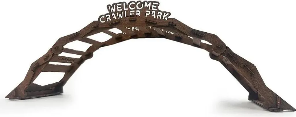 Crawler Park Welcome Bridge RC 1/18 1/24 Marrone - Regalo Perfetto
