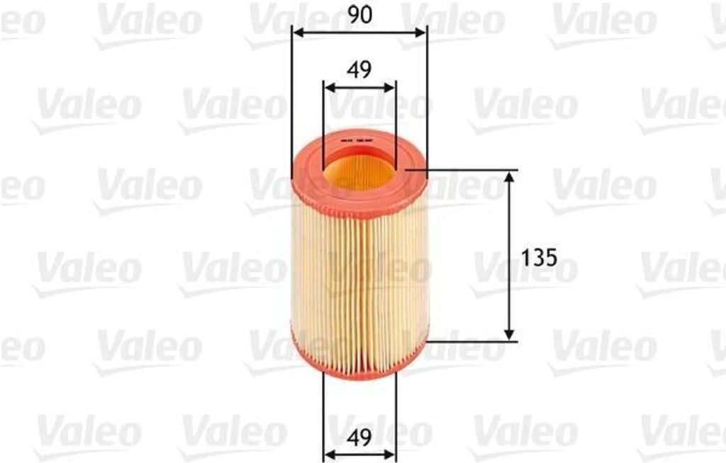 VALEO 585660 - OE 3124 V 001 Luftfilter für Cabrio (450), City-Coupe (450), Crossblade (450), Fortwo Cabrio (450), Fortwo (450)