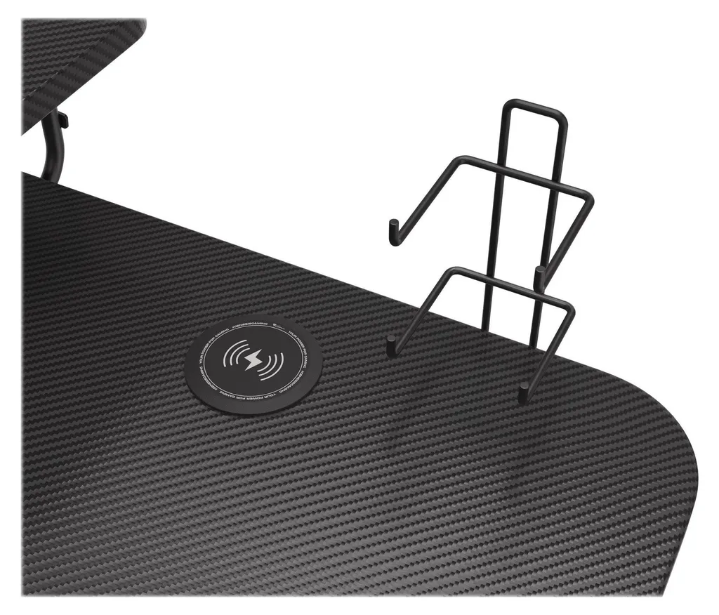 Bureau Gamer Genesis Holm 300 RGB Noir - Table de Jeu 120cm Ergonomique - 8