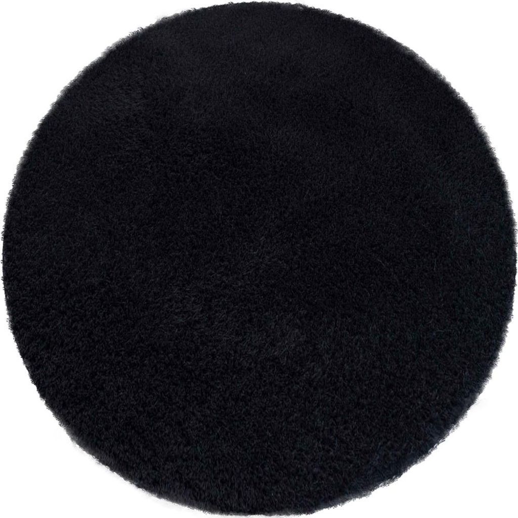 Alpaca Strado Runder Teppich 200x200 - AlpaBlack