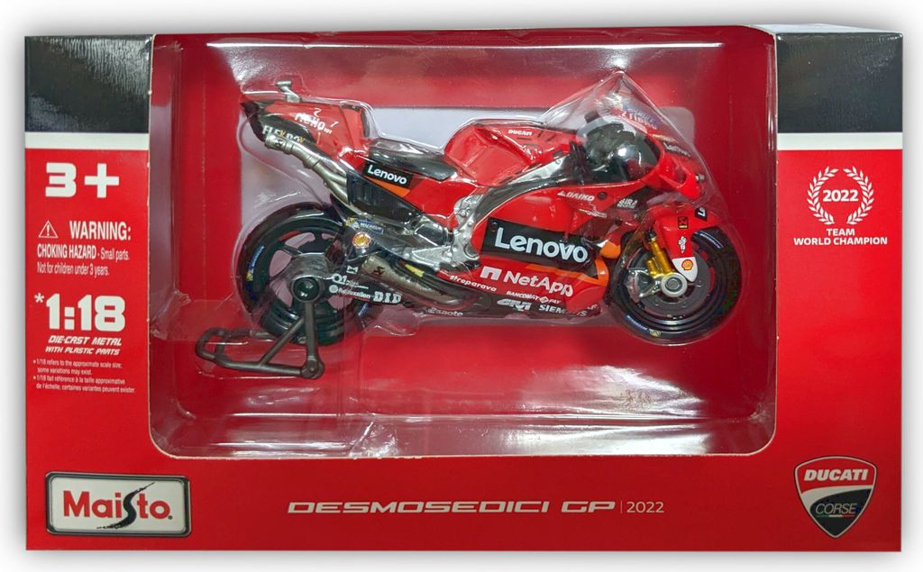 Maisto 36391-43 - Model motocykla - Ducati Desmosedici GP Zdjęcie produktu 