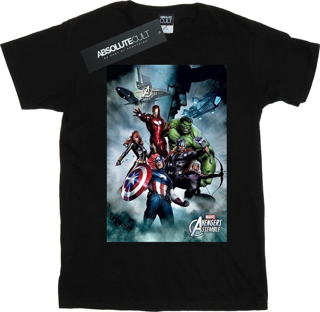 Marvel - "Avengers" T-Shirt für Herren BI49260 (L) (Schwarz)