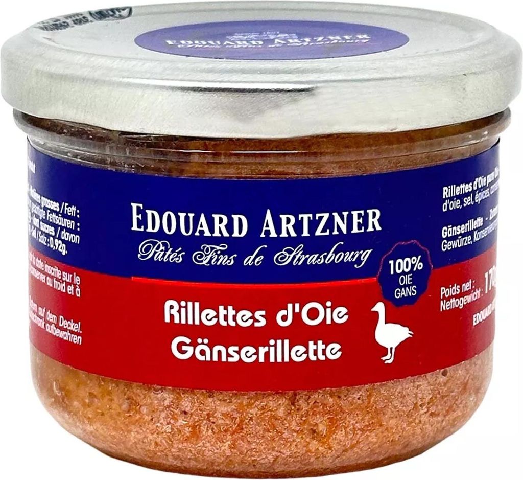 Edouard Artzner Gänse Rillette - Feine Delikatesse aus 100% Produktbild 