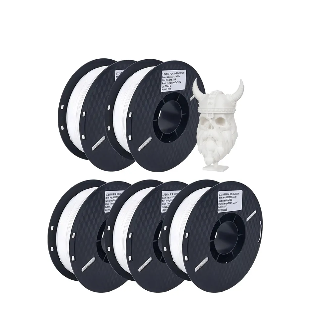 Filament PLA Blanc 1,75 mm 5kg - Haute Précision pour Impression 3D