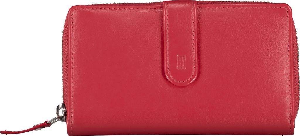 Hausfelder Manufaktur Geldbörse Nappa Rot 9.5