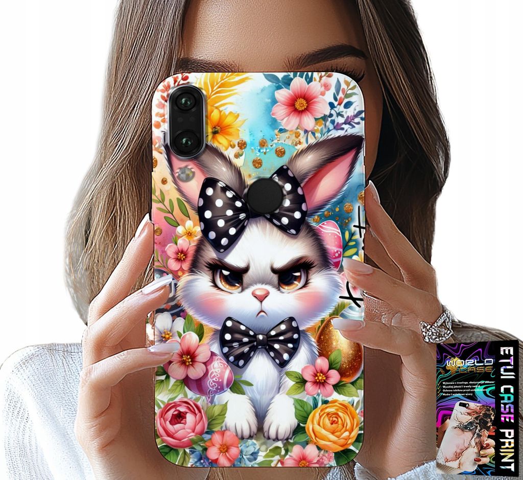 Hülle Für Huawei P Smart 2019 - Osterhase, Hase, Eier + Glas