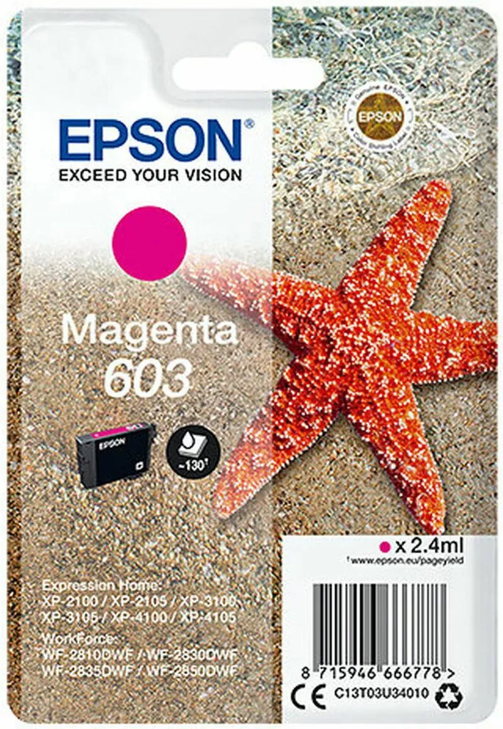 Epson Singlepack Cartuccia Magenta 603 Ink