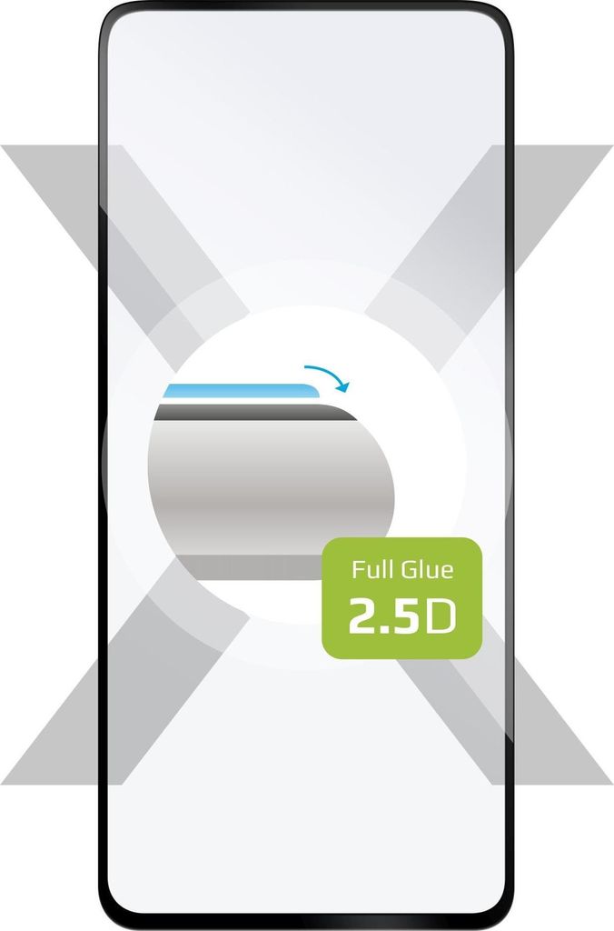 FIXED FullGlue-Hülle für Xiaomi Poco X3/X3 Pro schwarz
