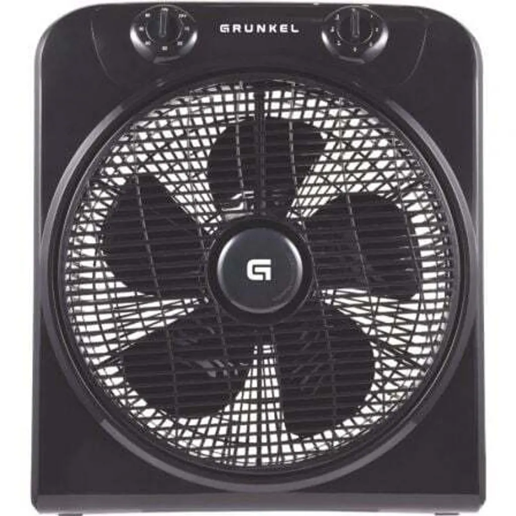 Ventilateur 5 Pales Ultra Performant 45W - Diamètre 30cm Grunkel Box Fan