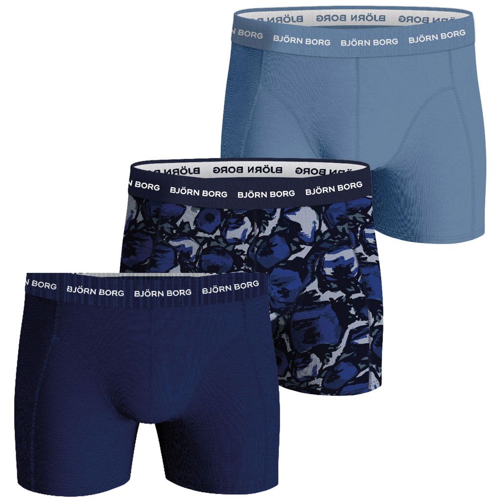 Björn Borg Baumwolle Stretch Boxershorts Herren (3-pack)