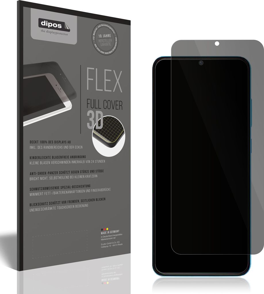 Full Cover Privacy Blickschutzfolie für Walton Orbit Y50 Folie Anti-Shock