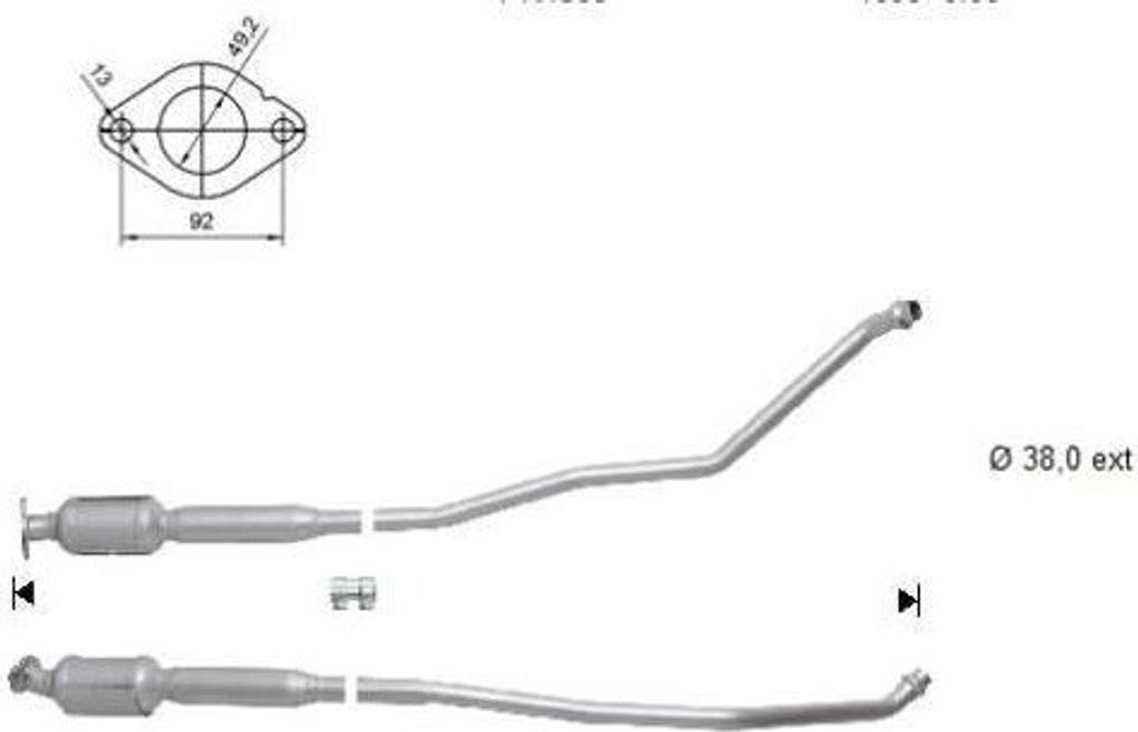 VEGAZ Katalysator Kat für KIA PICANTO (TA) Euro 6 KK-955