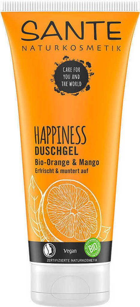 Sante Naturkosmetik 44094, Duschgel, 200 ml, Erwachsene, Frauen, Körper, Universal
