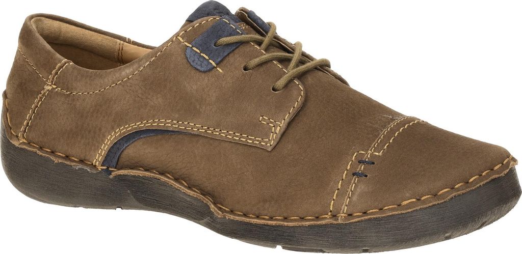 Josef Seibel FERGEY 41 Damenschuhe - bequeme Schnür- Halbschuhe braun NEU