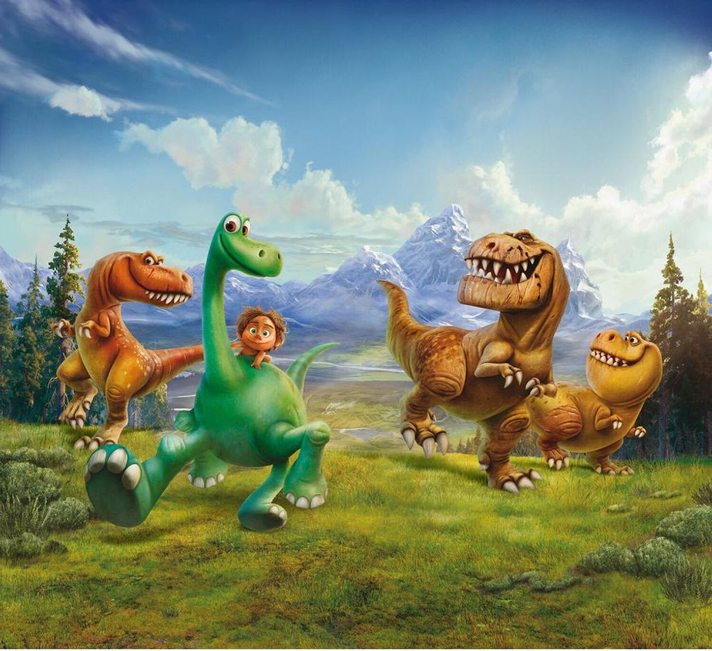 XL-Vorhang Die Reise von Arlo und seinen Freunden aus Disney/Pixar 180X160 cm