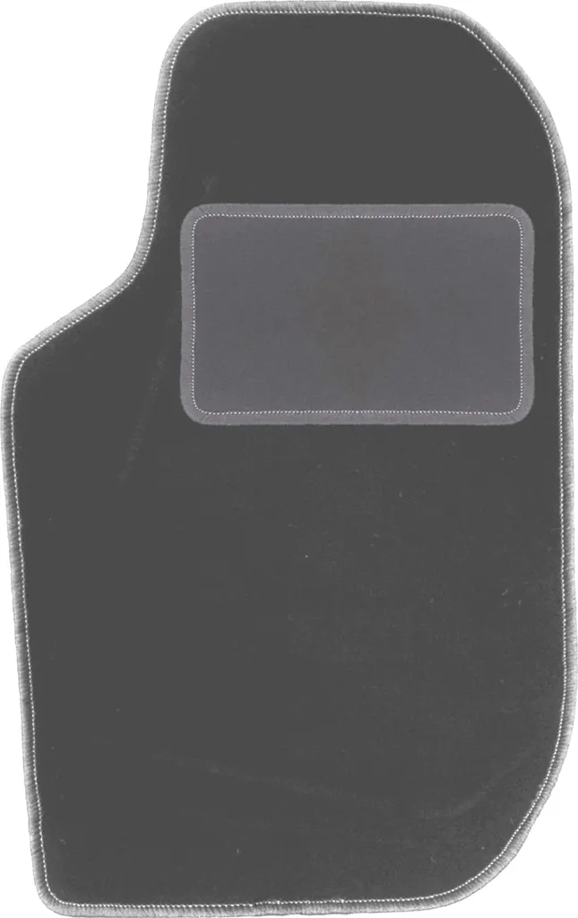 Tappetino conducente in velluto grafite compatibile con Lancia Thema (1984-1994, berlina) – con fissaggi – su misura