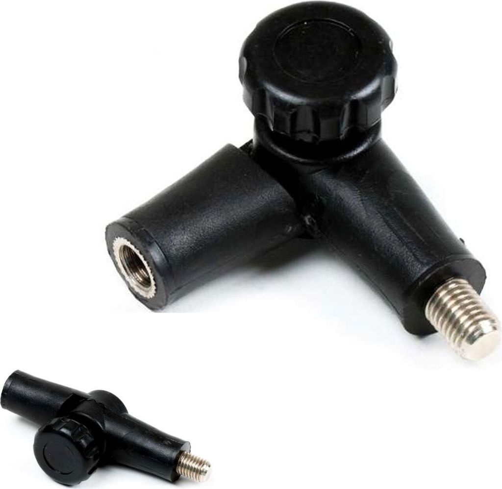 X2 BANKSTICK ADAPTOR Knick Gelenk Feederarm Feederablage Winkeladapter