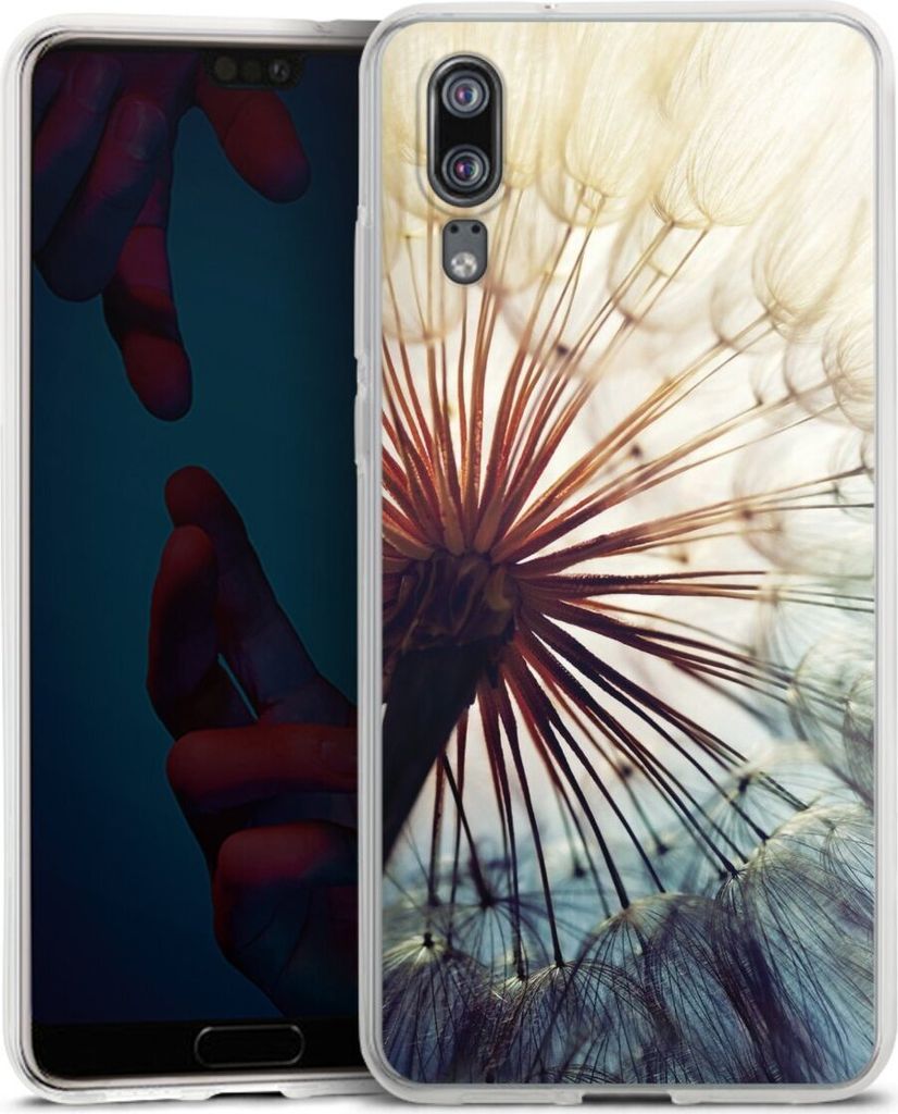 DeinDesign Handyhülle für Huawei P20 Silikon Hülle Case Smartphone Schutzhülle Blumen Fotografie Pusteblume