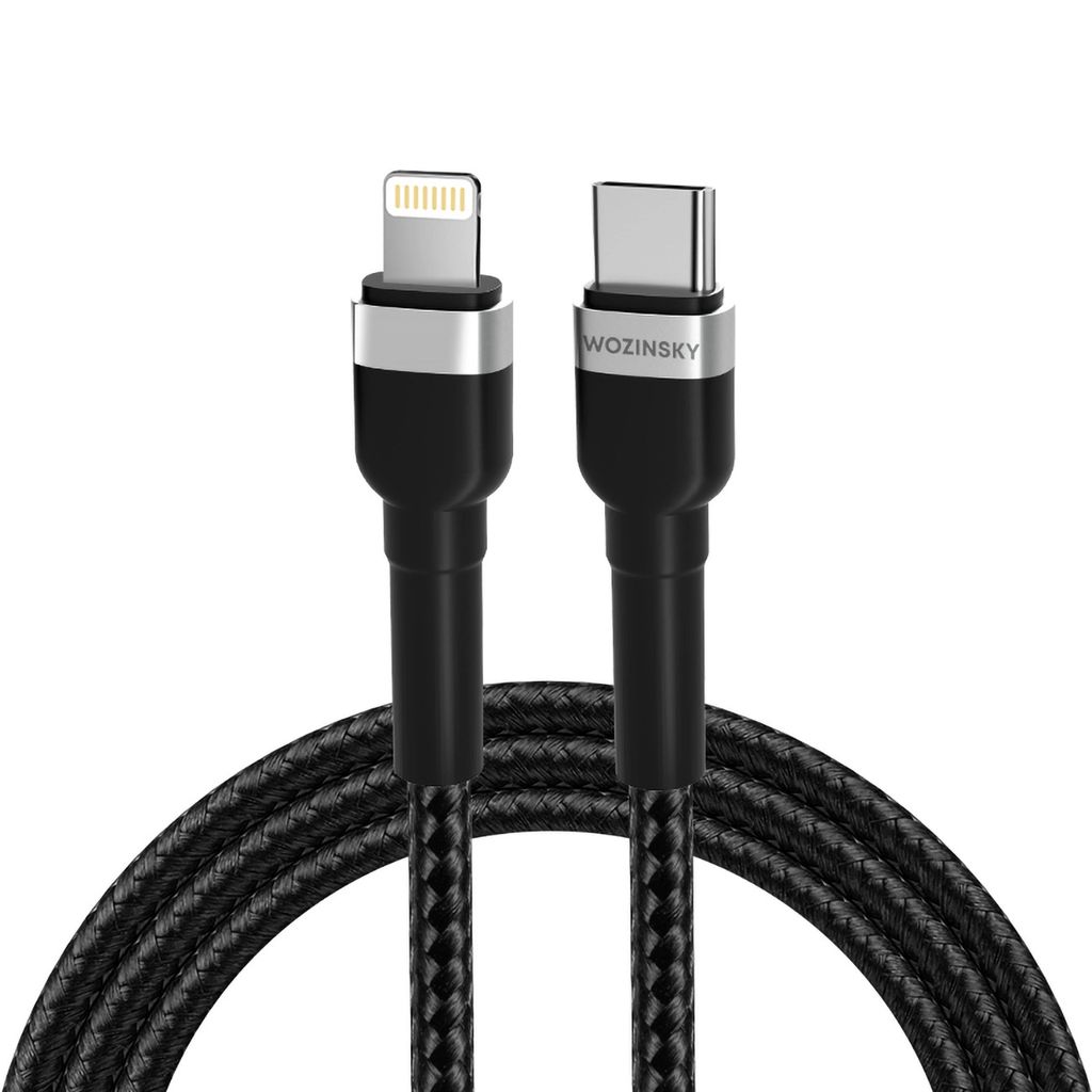 Cavo Wozinsky Wnbcl1 Lightning / Usb-C Pd 30W 1 M - Czarny Immagine del prodotto 