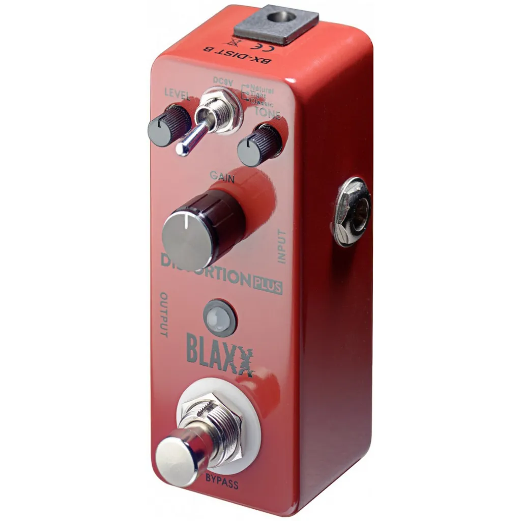 BLAXX Pédale de distorsion à 3 modes pour guitare électrique - Série Mini